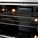  Forno 30-inch Freestanding Dual Fuel Range with French Door FFSGS6356-30BLK IMAGE 9