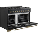  Forno 48-inch Freestanding Dual-Fuel Range with Convection Technology FFSGS6113-48BLK IMAGE 2