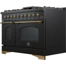  Forno 48-inch Freestanding Dual-Fuel Range with Convection Technology FFSGS6113-48BLK IMAGE 9