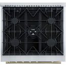  Forno 30-inch Freestanding Gas Range with Convection Oven Technology FFSGS6274-30BLK IMAGE 4