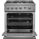  Forno 30-inch Freestanding Gas Range with Convection Technology FFSGS6277-30 IMAGE 2