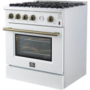  Forno 30-inch Freestanding Gas Range with Convection Technology FFSGS6277-30WHT IMAGE 13