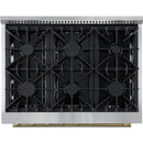  Forno 36-inch Freestanding Gas Range with Convection Technology FFSGS6277-36BLK IMAGE 4
