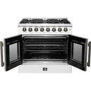  Forno 36-inch Freestanding Dual Fuel Range with True European Convection Technology FFSGS6356-36WHT IMAGE 2
