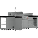  Forno Bulnes Outdoor Kitchen Center with Grill FODKT2520BLK IMAGE 3