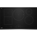  Whirlpool 36 inch Intelligent Induction Cooktop with Temp Cook™ Technology and WipeClean™ Coating WCIT7536SS IMAGE 1