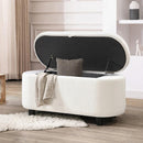 IFDC Benches Storage Bench IF-6212 Oval Storage Bench IMAGE 2