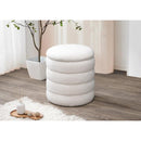 IFDC Ottomans Storage Ottomans IF-6240 Round Ottoman with Storage IMAGE 1