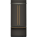  KitchenAid 36-inch, 20.8 cu. ft. Built-in French 3-Door Refrigerator KBFN536SBE IMAGE 14