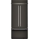  KitchenAid 36-inch, 20.8 cu. ft. Built-in French 3-Door Refrigerator KBFN536SBE IMAGE 1