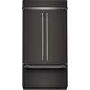  KitchenAid 42-inch, 24.2 cu. ft. Built-in French 3-Door Refrigerator KBFN542SBE IMAGE 1