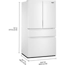  Whirlpool 36-inch, 30 cu. ft. French 4-Door Refrigerator WRMF3336SW IMAGE 9