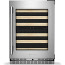  KitchenAid 46-Bottle Undercounter Wine Cellar with Full-Extension Wood-Front Racks KUWR524SPS IMAGE 1