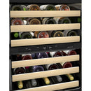  KitchenAid 46-Bottle Undercounter Wine Cellar with Full-Extension Wood-Front Racks KUWR524SPS IMAGE 4