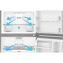  Whirlpool 29.5-inch, 19 Cu. Ft. Top Freezer Refrigerator with Total Coverage Cooling WRTX5419SZ IMAGE 13