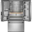  KitchenAid 36-inch, 30 cu. ft. French 3-Door Refrigerator with Water and Ice Dispensing System KRFF436SPS IMAGE 2