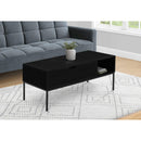  Monarch I 3808 Lift-Top Coffee Table - Black/Black Metal IMAGE 2