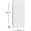  Frigidaire 16 cu. ft. Upright Freezer FFUE1626AW IMAGE 6