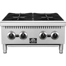  Forno 24-inch Commercial Gas Hotplate - Natural Gas FCMHP0079-24 IMAGE 1