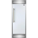 White with Antique Brass