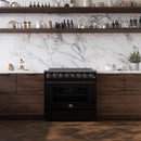  Forno 36-inch Freestanding Electric Range with True European Convection Technology FFSEL6011-36BLK IMAGE 12