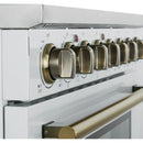  Forno 36-inch Freestanding Electric Range with True European Convection Technology FFSEL6011-36WHT IMAGE 8