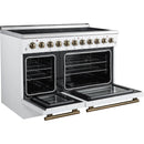  Forno 84-inch Freestanding Electric Range with True European Convection Technology FFSEL6011-48WHT IMAGE 4