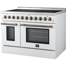  Forno 84-inch Freestanding Electric Range with True European Convection Technology FFSEL6011-48WHT IMAGE 5