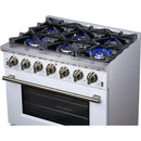  Forno 36-inch Freestanding Gas Range with 6 Burners FFSGS6239-36WHT IMAGE 10