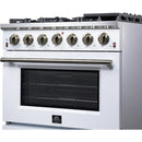  Forno 36-inch Freestanding Gas Range with 6 Burners FFSGS6239-36WHT IMAGE 7