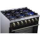  Forno 36-inch Freestanding Gas Range with 6 Burners FFSGS6239-36BLK IMAGE 12