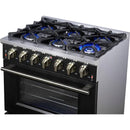  Forno 36-inch Freestanding Gas Range with 6 Burners FFSGS6239-36BLK IMAGE 13
