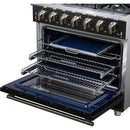  Forno 36-inch Freestanding Gas Range with 6 Burners FFSGS6239-36BLK IMAGE 14