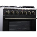 Forno 36-inch Freestanding Gas Range with 6 Burners FFSGS6239-36BLK IMAGE 6