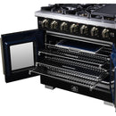  Forno 36-inch Freestanding Gas Range with 6 Burners and French Door FFSGS6460-36BLK IMAGE 14