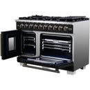  Forno 48-inch Freestanding Gas Range with Convection Technology FFSGS6460-48BLK IMAGE 8