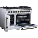  Forno 48-inch Freestanding Gas Range with Convection Technology FFSGS6460-48WHT IMAGE 4