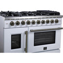  Forno 48-inch Freestanding Gas Range with Convection Technology FFSGS6460-48WHT IMAGE 5