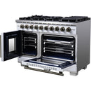  Forno 48-inch Freestanding Gas Range with Convection Technology FFSGS6460-48WHT IMAGE 8