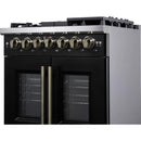  Forno 30-inch Freestanding Dual Fuel Range with True Convection Technology FFSGS6387-30BLK IMAGE 10