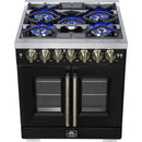  Forno 30-inch Freestanding Dual Fuel Range with True Convection Technology FFSGS6387-30BLK IMAGE 12