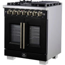  Forno 30-inch Freestanding Dual Fuel Range with True Convection Technology FFSGS6387-30BLK IMAGE 8