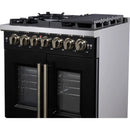  Forno 30-inch Freestanding Dual Fuel Range with True Convection Technology FFSGS6387-30BLK IMAGE 9