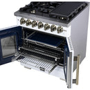  Forno 30-inch Freestanding Dual Fuel Range with True Convection Technology FFSGS6387-30WHT IMAGE 14