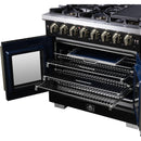  Forno 36-inch Freestanding Dual Fuel Range with True Convection Technology FFSGS6387-36BLK IMAGE 14