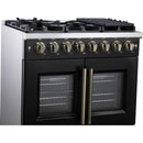  Forno 36-inch Freestanding Dual Fuel Range with True Convection Technology FFSGS6387-36BLK IMAGE 5