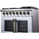  Forno 36-inch Freestanding Dual Fuel Range with True Convection Technology FFSGS6387-36WHT IMAGE 10