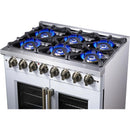  Forno 36-inch Freestanding Dual Fuel Range with True Convection Technology FFSGS6387-36WHT IMAGE 13