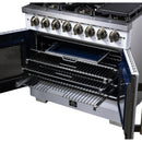  Forno 36-inch Freestanding Dual Fuel Range with True Convection Technology FFSGS6387-36WHT IMAGE 14