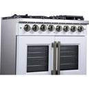  Forno 36-inch Freestanding Dual Fuel Range with True Convection Technology FFSGS6387-36WHT IMAGE 6